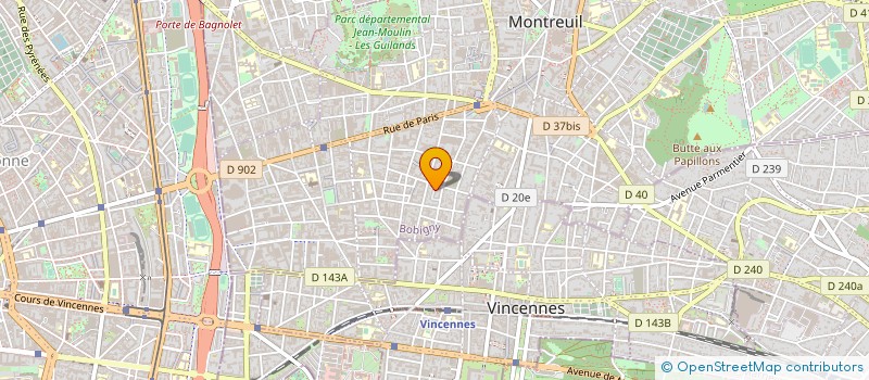 localisation de l'entreprise SOCIETE NOUVELLE IMPRIM CARTON TOURELLE à MONTREUIL