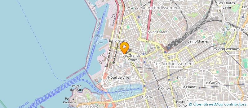 localisation de l'entreprise SOCIETE NOUVELLE INDUSTRIELLE à MARSEILLE