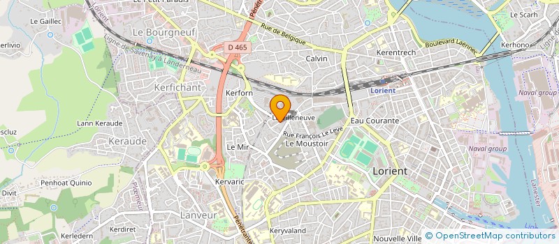 localisation de l'entreprise SOCIETE NOUVELLE INFORMATIQUE à LORIENT
