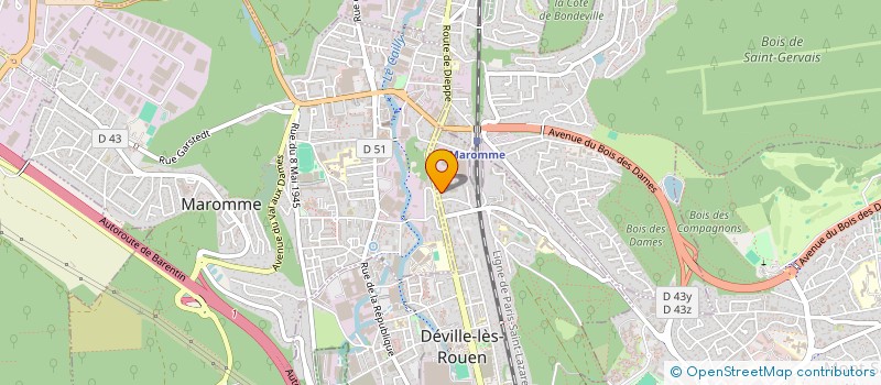 localisation de l'entreprise SOCIETE NOUVELLE IPP  DEVILLE-LES-ROUEN