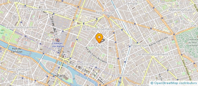 localisation de l'entreprise SOCIETE NOUVELLE JANVIER GRUSON PRAT à PARIS