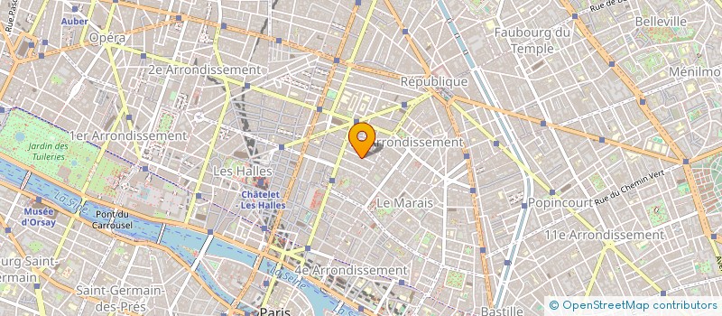 localisation de l'entreprise SOCIETE NOUVELLE KANAL MAGAZINE  PARIS