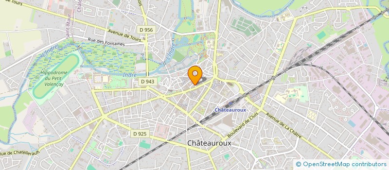 localisation de l'entreprise SOCIETE NOUVELLE KIVOU-COIFF à CHATEAUROUX