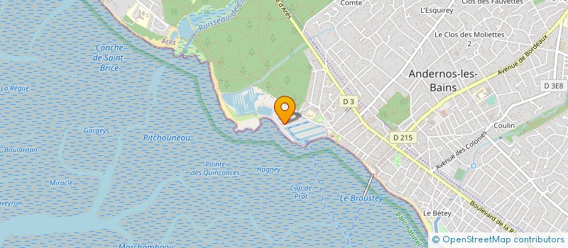 localisation de l'entreprise SOCIETE NOUVELLE L ESQUIREY  ANDERNOS-LES-BAINS