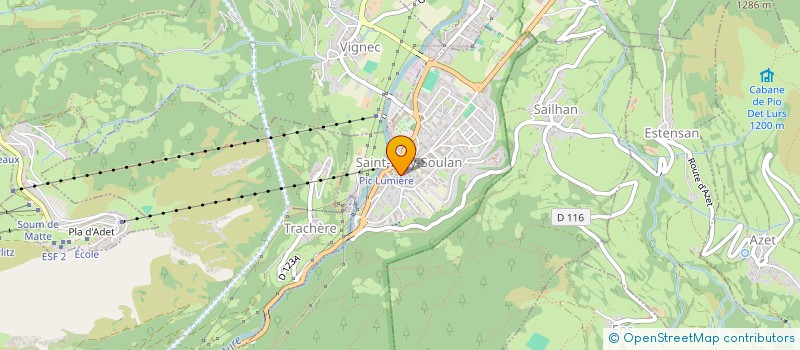 localisation de l'entreprise SOCIETE NOUVELLE L'OURSON SPORTS à SAINT-LARY-SOULAN
