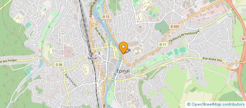 localisation de l'entreprise SOCIETE NOUVELLE LA BAIE D'HALONG à EPINAL