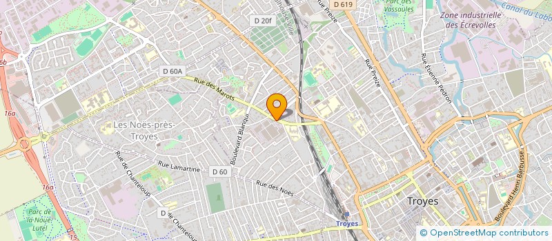localisation de l'entreprise SOCIETE NOUVELLE LA MAILLE SOUPLE  TROYES