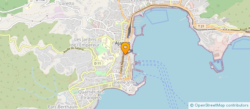 localisation de l'entreprise SOCIETE NOUVELLE LA SEMEUSE à AJACCIO