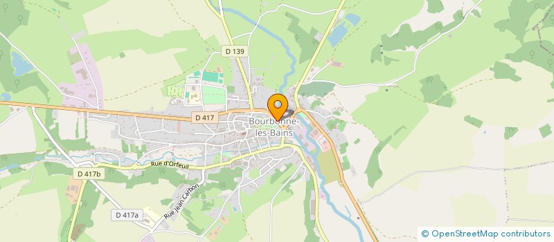 localisation de l'entreprise SOCIETE NOUVELLE LA TANNERIE à BOURBONNE-LES-BAINS