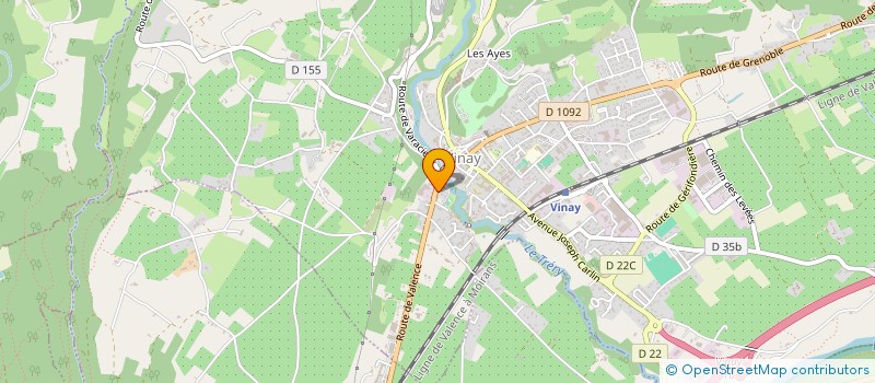 localisation de l'entreprise SOCIETE NOUVELLE LACROIX à VINAY