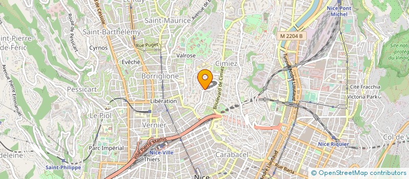 localisation de l'entreprise SOCIETE NOUVELLE LASERPRO à NICE