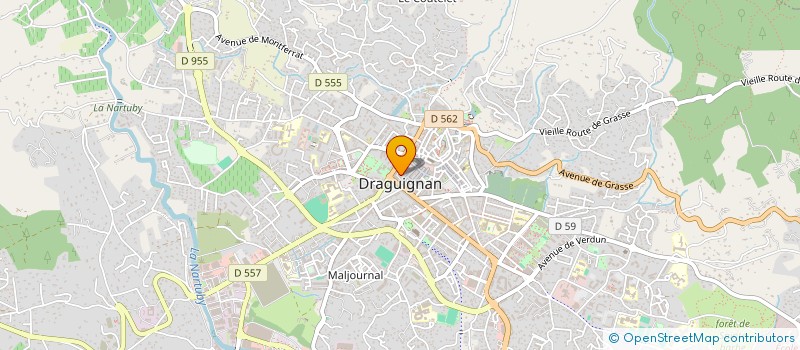 localisation de l'entreprise SOCIETE NOUVELLE LE CAPPUCCINO  DRAGUIGNAN