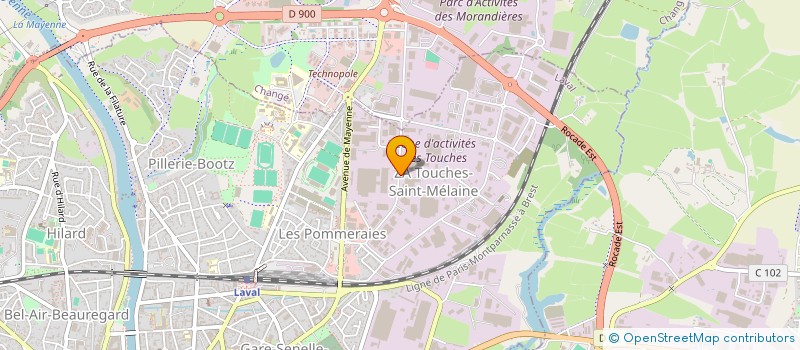 localisation de l'entreprise SOCIETE NOUVELLE LE FLOCKAGE à LAVAL