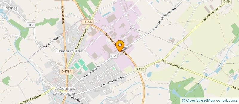 localisation de l'entreprise SOCIETE NOUVELLE LE GALL  LE CONTROIS-EN-SOLOGNE