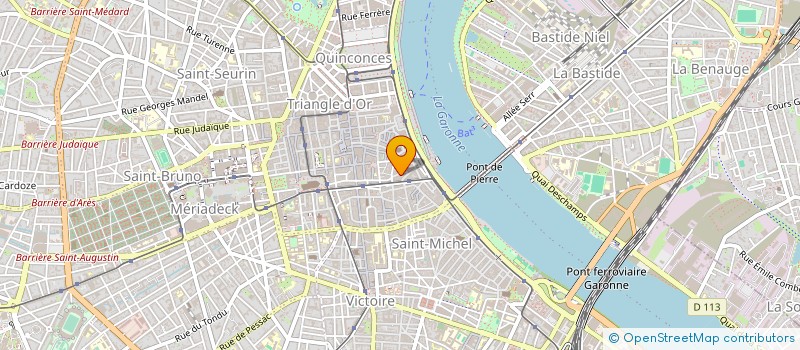 localisation de l'entreprise SOCIETE NOUVELLE LE POINT VIRGULE à BORDEAUX