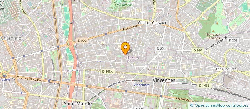 localisation de l'entreprise SOCIETE NOUVELLE LE SERRE JOINT  MONTREUIL
