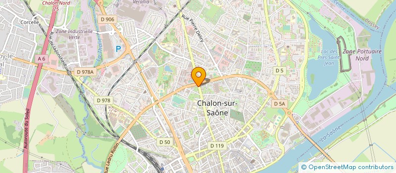 localisation de l'entreprise SOCIETE NOUVELLE LENFANT ALIBAUX à CHALON-SUR-SAONE
