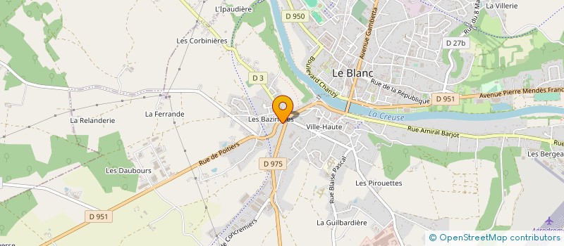 localisation de l'entreprise SOCIETE NOUVELLE LES VERGERS DE MUANT à LE BLANC