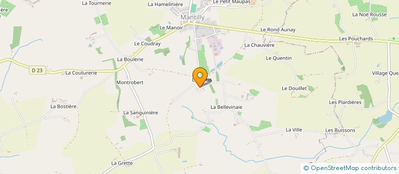 localisation de l'entreprise SOCIETE NOUVELLE LEVEQUE à MANTILLY