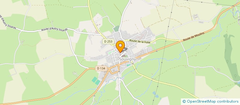 localisation de l'entreprise SOCIETE NOUVELLE LOISIRS EQUESTRES à SOUVIGNY