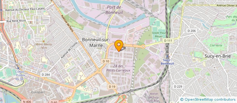 localisation de l'entreprise SOCIETE NOUVELLE M L W à BONNEUIL-SUR-MARNE