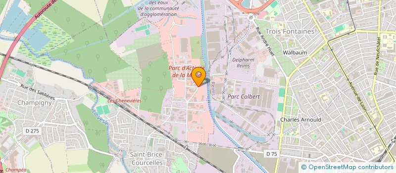 localisation de l'entreprise SOCIETE NOUVELLE M.T.C.R à SAINT-BRICE-COURCELLES