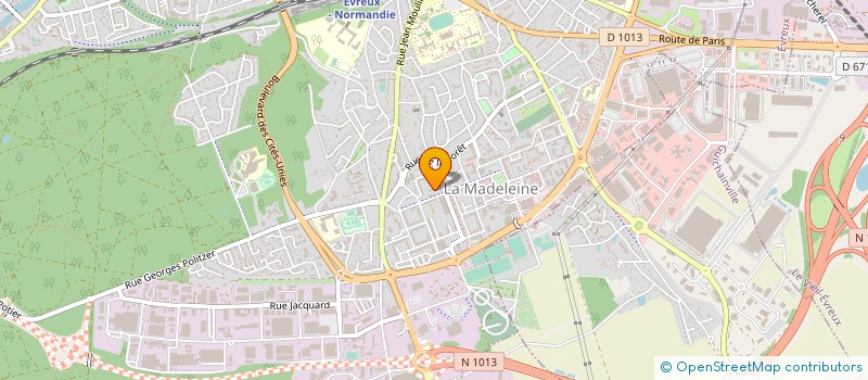 localisation de l'entreprise SOCIETE NOUVELLE MAD SHOP  EVREUX