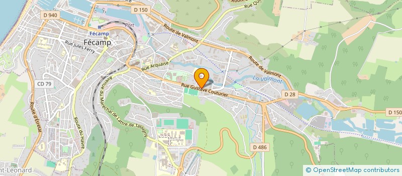 localisation de l'entreprise SOCIETE NOUVELLE MANOTEX  FECAMP