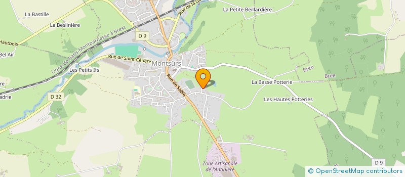 localisation de l'entreprise SOCIETE NOUVELLE MANUELLA à MONTSURS