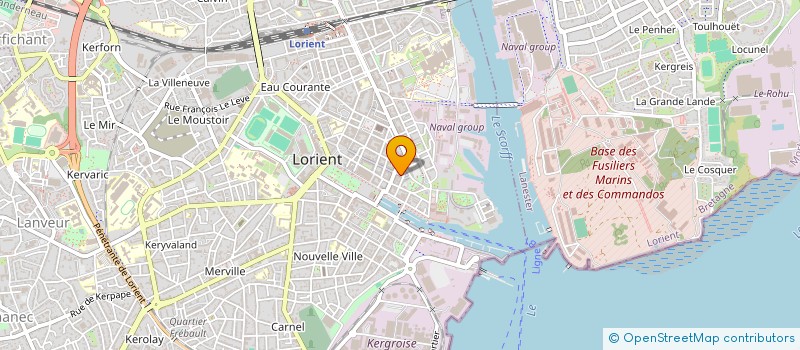 localisation de l'entreprise SOCIETE NOUVELLE MAREYAGE à LORIENT