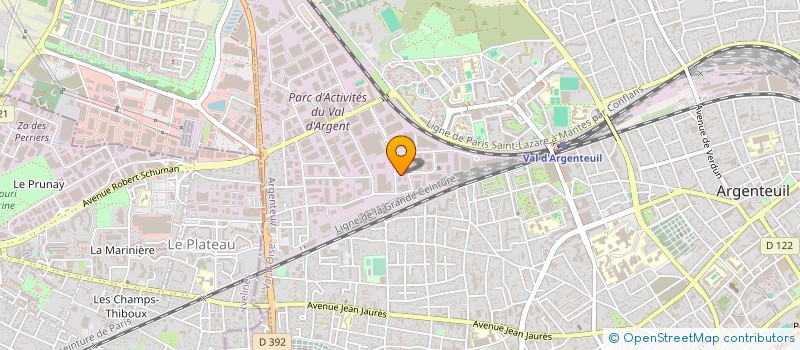 localisation de l'entreprise SOCIETE NOUVELLE MECANIQUE GENERALE DE PRECISION à ARGENTEUIL
