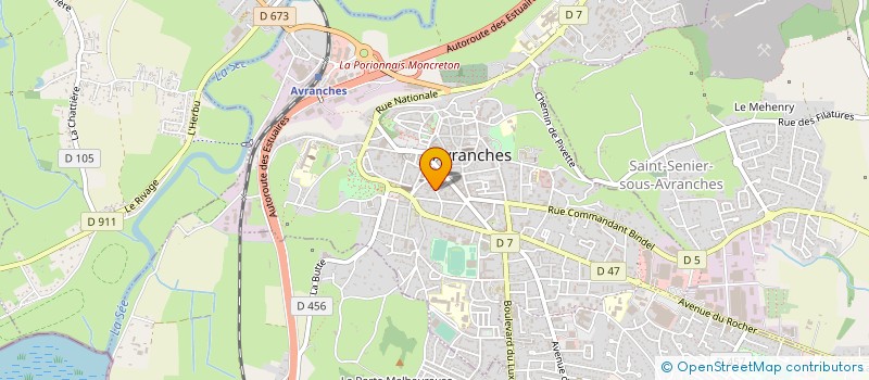 localisation de l'entreprise SOCIETE NOUVELLE MEDDWARE  AVRANCHES