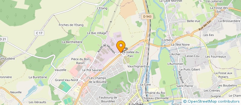 localisation de l'entreprise SOCIETE NOUVELLE MEROT SODEX à LOCHES