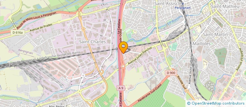 localisation de l'entreprise SOCIETE NOUVELLE MONROS à PERPIGNAN