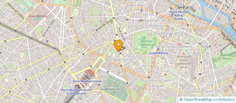 localisation de l'entreprise SOCIETE NOUVELLE MONTPARNASSE SECURITE à PARIS