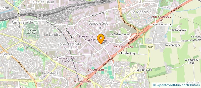 localisation de l'entreprise SOCIETE NOUVELLE MRT à CHANTEPIE