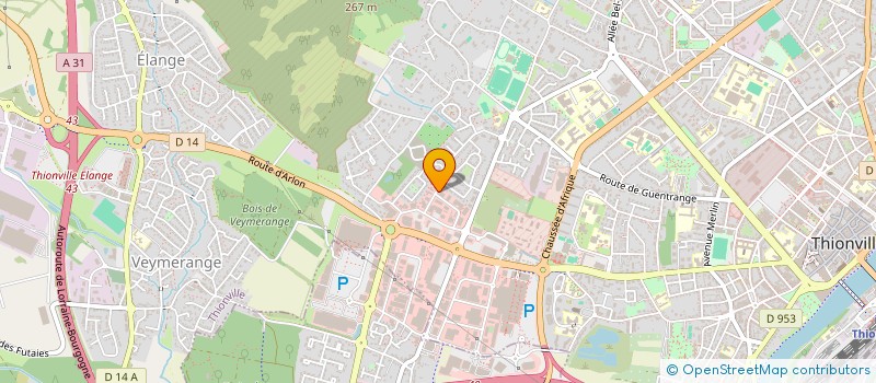 localisation de l'entreprise SOCIETE NOUVELLE NEUMANN SCHWANK  THIONVILLE