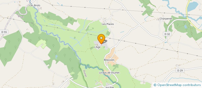 localisation de l'entreprise SOCIETE NOUVELLE NOGRETTE à PRISSAC