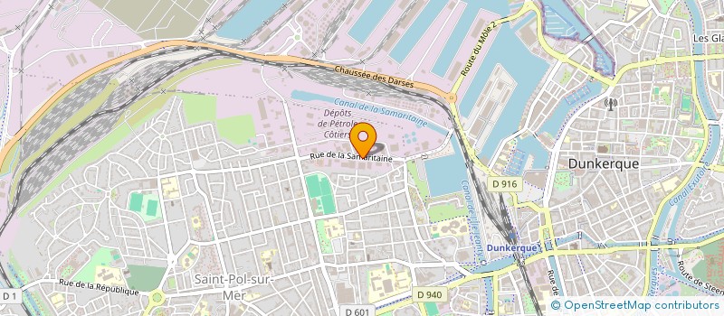 localisation de l'entreprise SOCIETE NOUVELLE ODI à DUNKERQUE