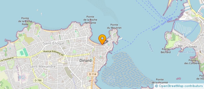 localisation de l'entreprise SOCIETE NOUVELLE PALAIS EMERAUDE DINARD  DINARD