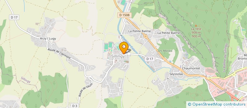 localisation de l'entreprise SOCIETE NOUVELLE PARDINI à SILLINGY
