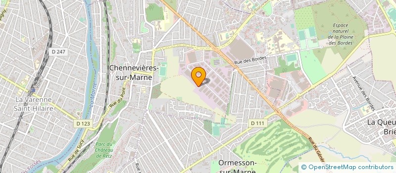 localisation de l'entreprise SOCIETE NOUVELLE PARQUETS ROCACHER à CHENNEVIERES-SUR-MARNE