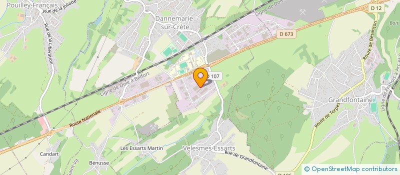 localisation de l'entreprise SOCIETE NOUVELLE PEREZ à VELESMES-ESSARTS