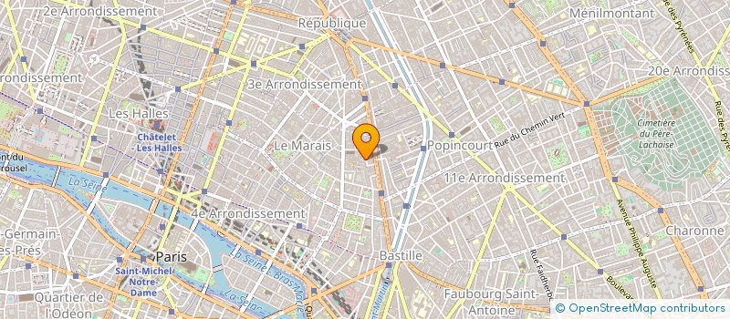 localisation de l'entreprise SOCIETE NOUVELLE PERTUS à PARIS