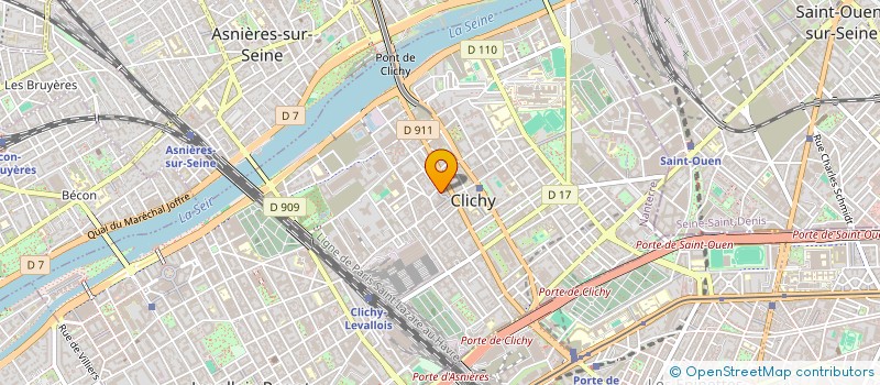 localisation de l'entreprise SOCIETE NOUVELLE PINQUIER à CLICHY