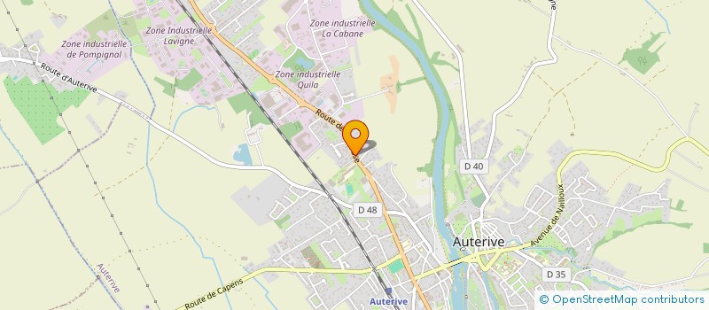 localisation de l'entreprise SOCIETE NOUVELLE POMPES FUNEBRES GRAND SUD à AUTERIVE