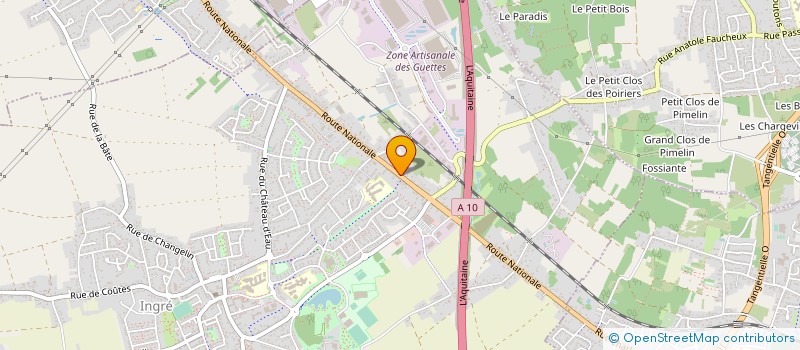 localisation de l'entreprise SOCIETE NOUVELLE PRIMACENTRE à INGRE