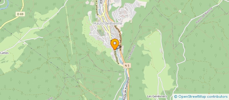 localisation de l'entreprise SOCIETE NOUVELLE PSM à HAUTS DE BIENNE