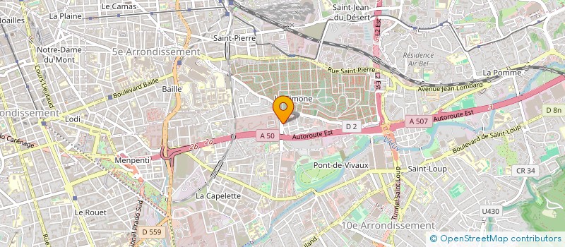 localisation de l'entreprise SOCIETE NOUVELLE R.P. BENNES à MARSEILLE
