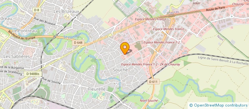 localisation de l'entreprise SOCIETE NOUVELLE RAMO SA à NIORT